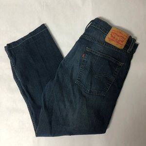 Levi’s Men 513 Dark Blue Wash 34x30 Jeans